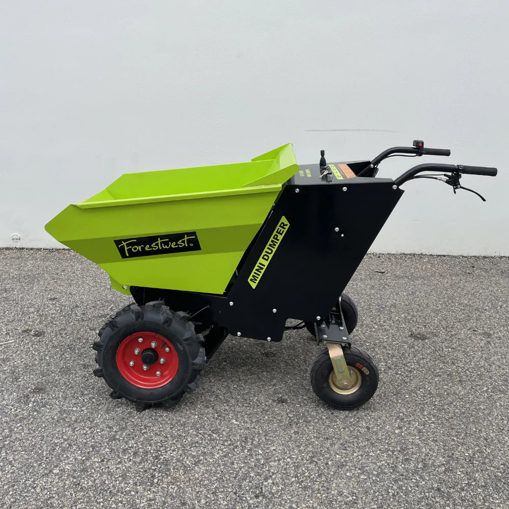 Forestwest 300KG Battery Powered Wheelbarrow, Mini Dumper Automatic Tip BM11100